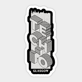 Techno Glasgow Sticker